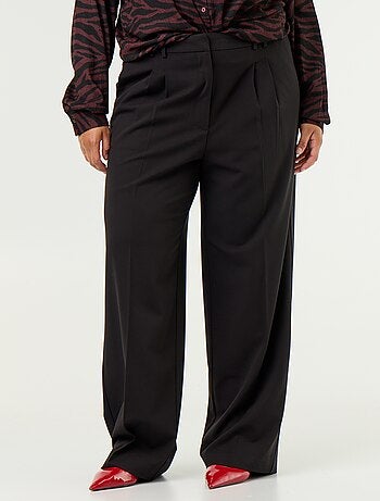 Pantalon cigarette large