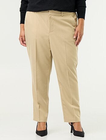 Pantalon cigarette uni