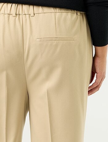 Pantalon cigarette uni