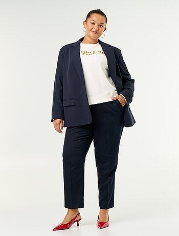 Pantalon cigarette uni