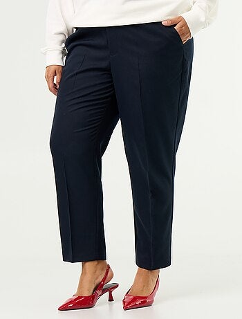 Pantalon cigarette uni