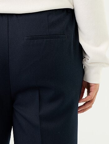 Pantalon cigarette uni