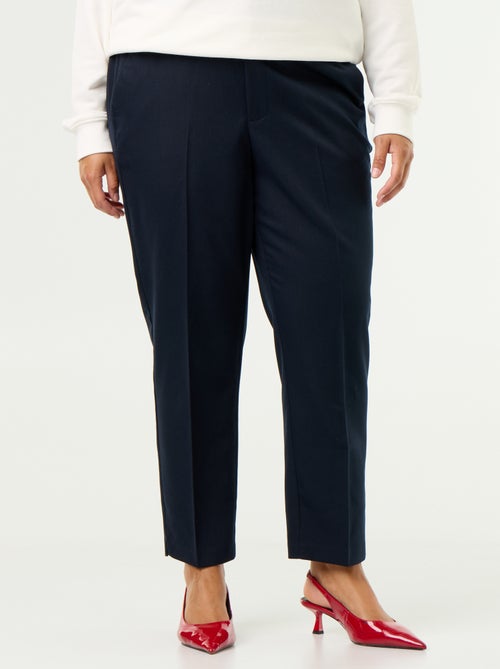 Pantalon cigarette uni - Kiabi Pantalon cigarette uni - Kiabi