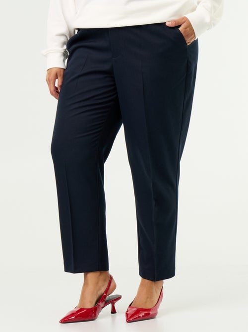 Pantalon cigarette uni - Kiabi Pantalon cigarette uni - Kiabi