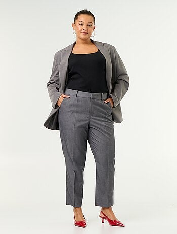 Pantalon cigarette uni