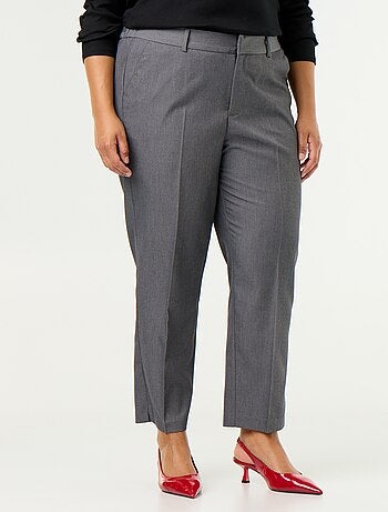 Pantalon cigarette uni