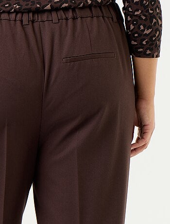 Pantalon cigarette uni