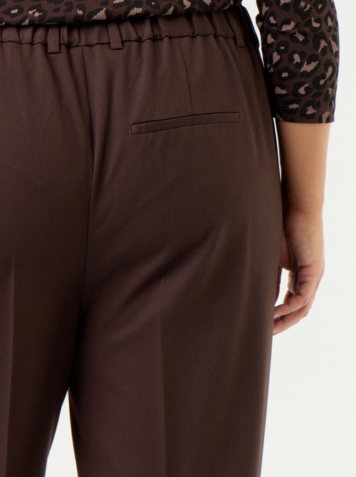 Pantalon cigarette uni - Kiabi Pantalon cigarette uni - Kiabi