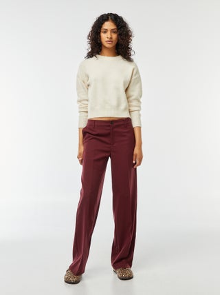Pantalon city large à pinces