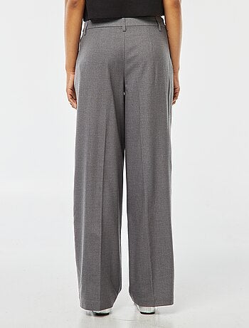 Pantalon city large à pinces