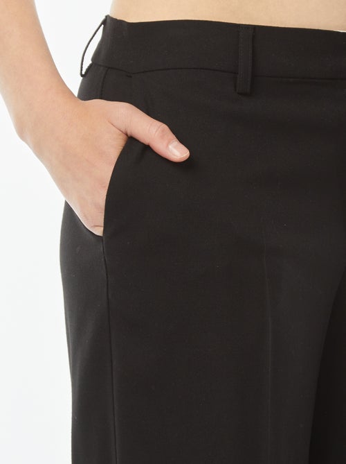 Pantalon city large à pinces - Kiabi