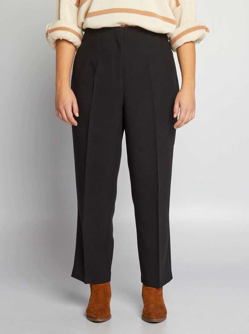 Pantalon city noir - Kiabi
