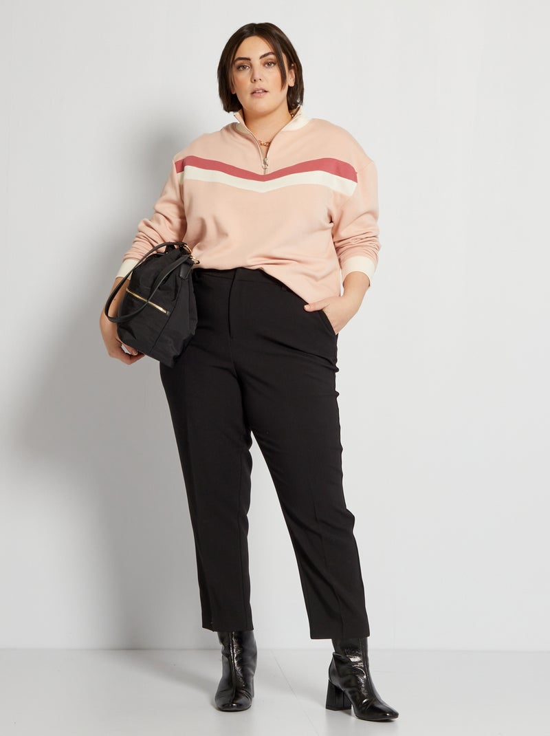 Pantalon city noir - Kiabi