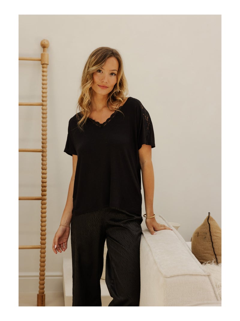 Pantalon clem Noir - Kiabi