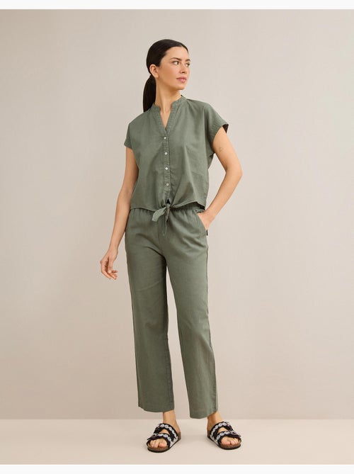 Pantalon contenant du lin, MO Fashion - Kiabi Pantalon contenant du lin, MO Fashion - Kiabi