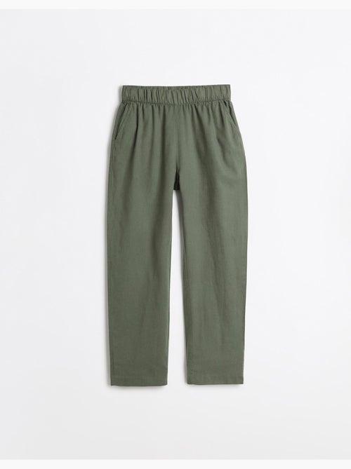 Pantalon contenant du lin, MO Fashion - Kiabi Pantalon contenant du lin, MO Fashion - Kiabi