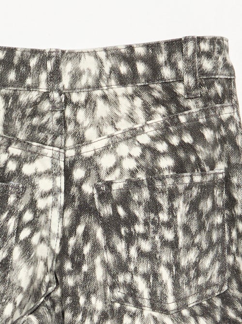 Pantalon coupe droite à motif - Kiabi Pantalon coupe droite à motif - Kiabi