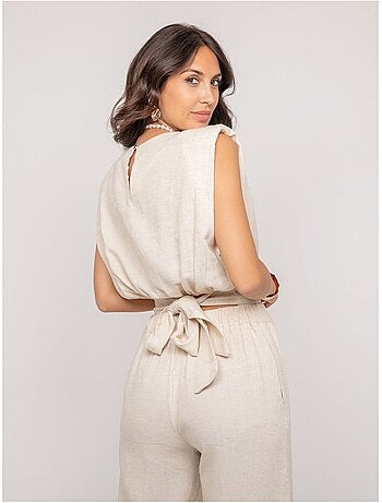 Pantalon coupe droite ecasa