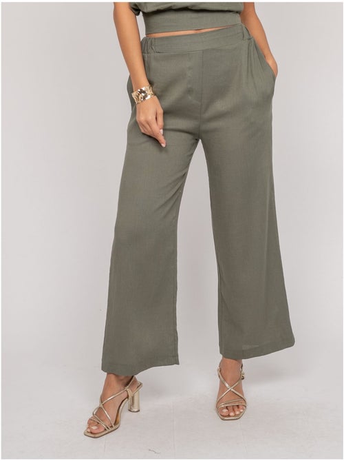 Pantalon coupe droite ecasa - Kiabi
