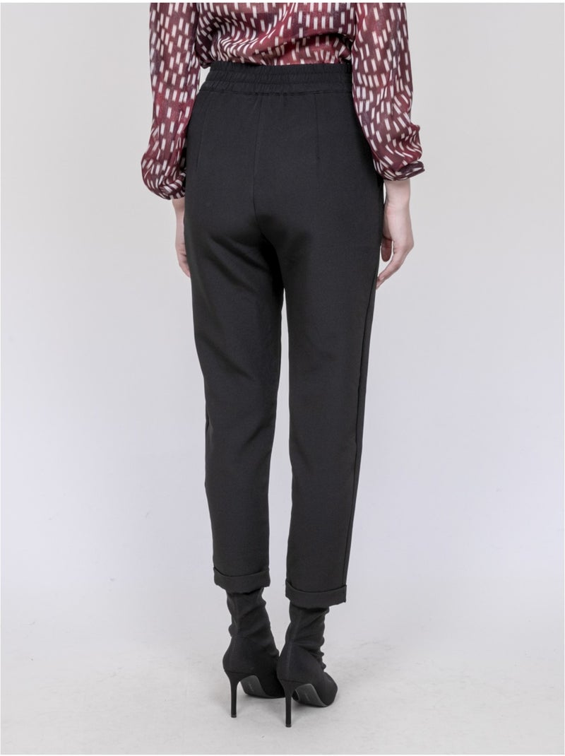 Pantalon coupe droite emilou Noir - Kiabi