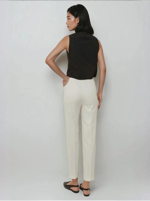 Pantalon coupe droite sur mesure haut de gamme avec poches hiccup - Kiabi Pantalon coupe droite sur mesure haut de gamme avec poches hiccup - Kiabi