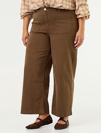Pantalon coupe large / wide leg taille standard