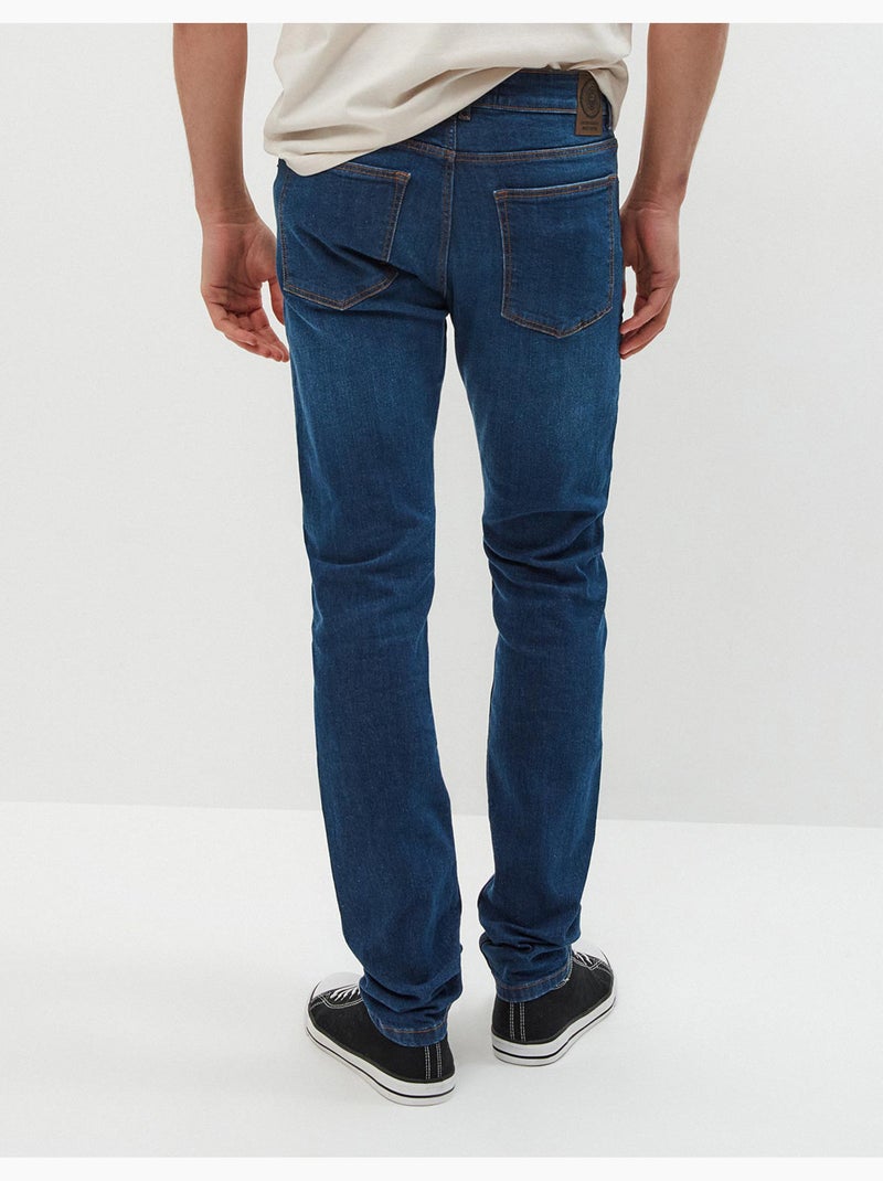 Pantalon coupe skinny Bleu - Kiabi