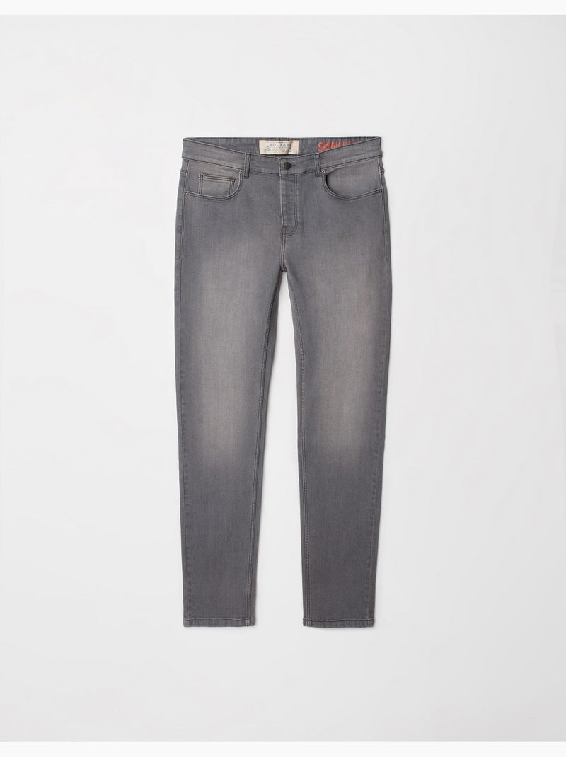 Pantalon coupe skinny Gris - Kiabi