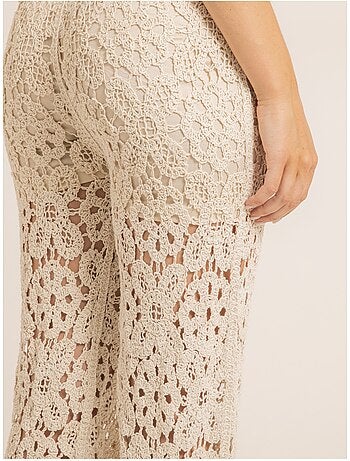 Pantalon crochet elasma