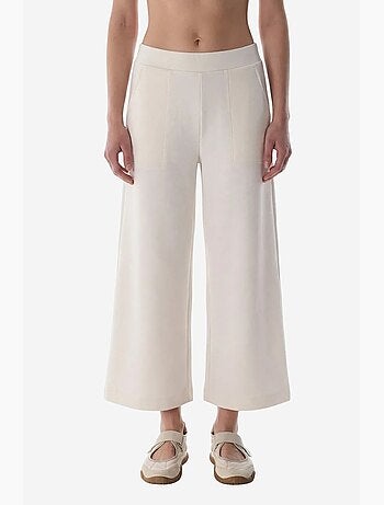 Pantalon crop en modal taille haute penti