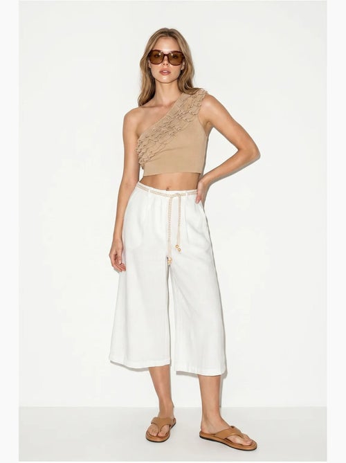 Pantalon culotte femme à taille élastique lucci - Kiabi Pantalon culotte femme à taille élastique lucci - Kiabi
