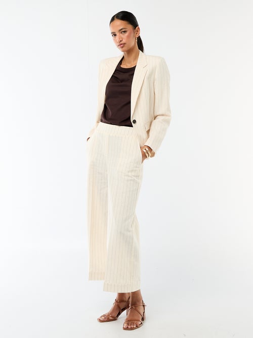 Pantalon culotte femme ample - Kiabi