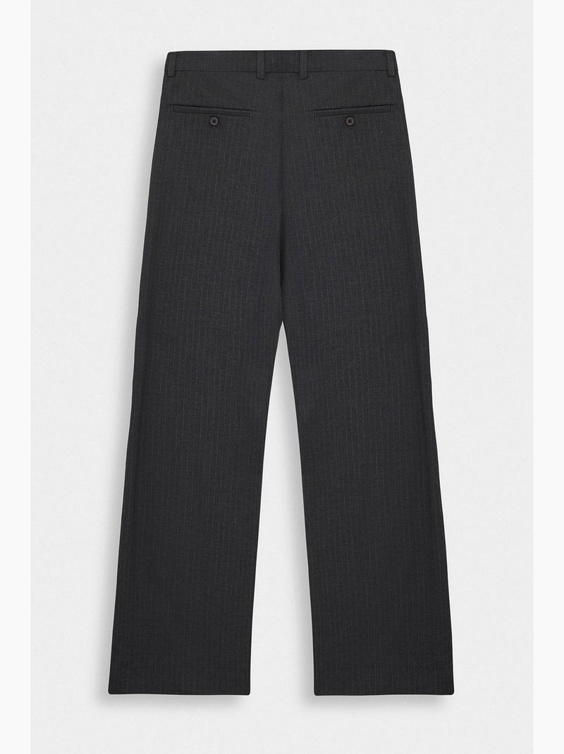 Pantalon de costume ajusté giesto Gris Noir - Kiabi