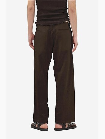 Pantalon de costume coton lin giesto