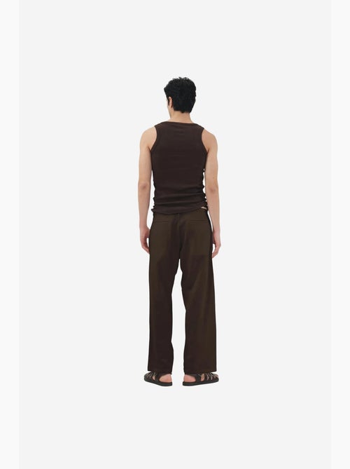Pantalon de costume coton lin giesto - Kiabi