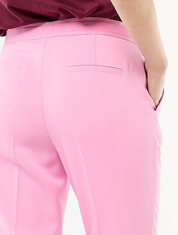 Pantalon de costume droit uni