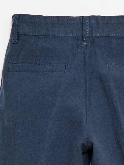 Pantalon de costume en lin mélangé - Kiabi