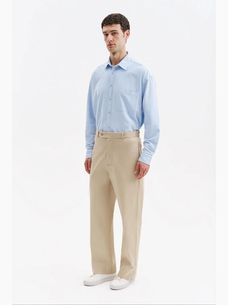 Pantalon de costume homme en coton et lycra giesto Beige argile - Kiabi
