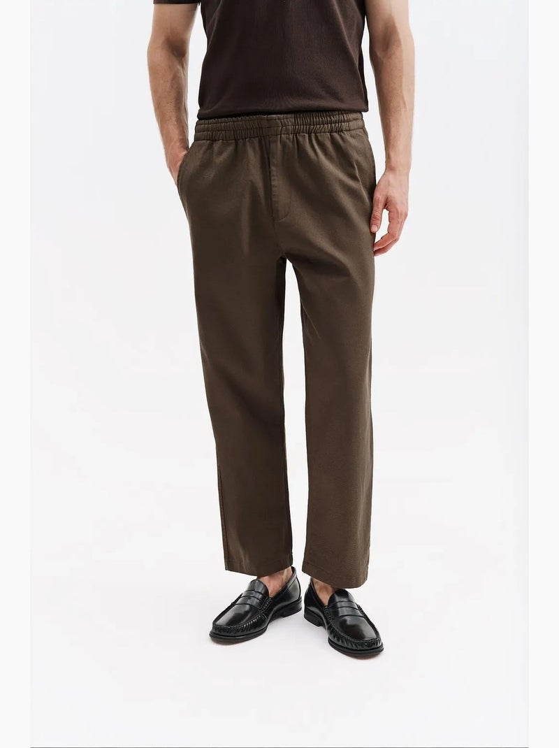 Pantalon de costume homme giesto Marron chocolat - Kiabi