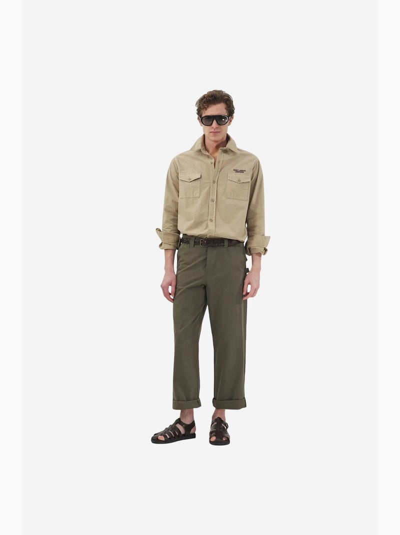 Pantalon de costume homme giesto Vert kaki - Kiabi
