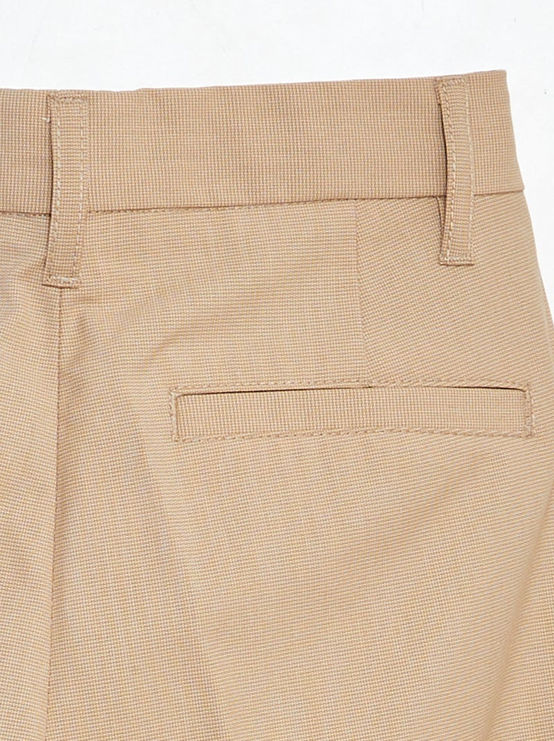 Pantalon de costume slim Beige - Kiabi