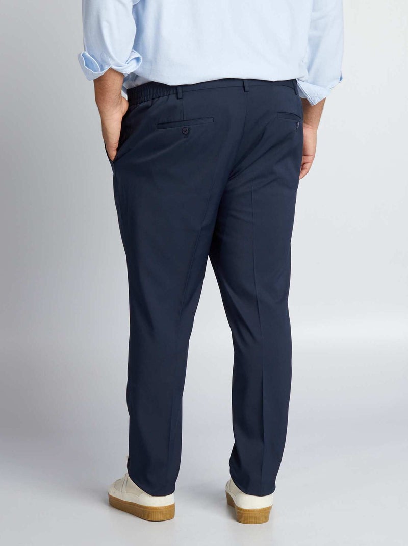 Pantalon de costume slim Bleu - Kiabi