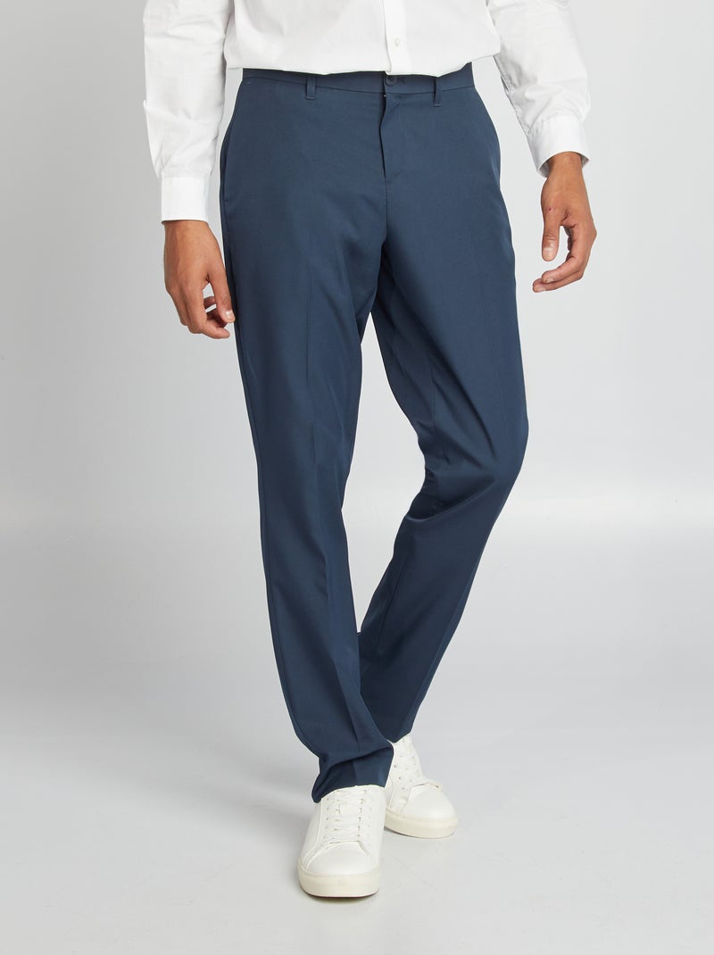 Pantalon de costume slim Bleu marine - Kiabi