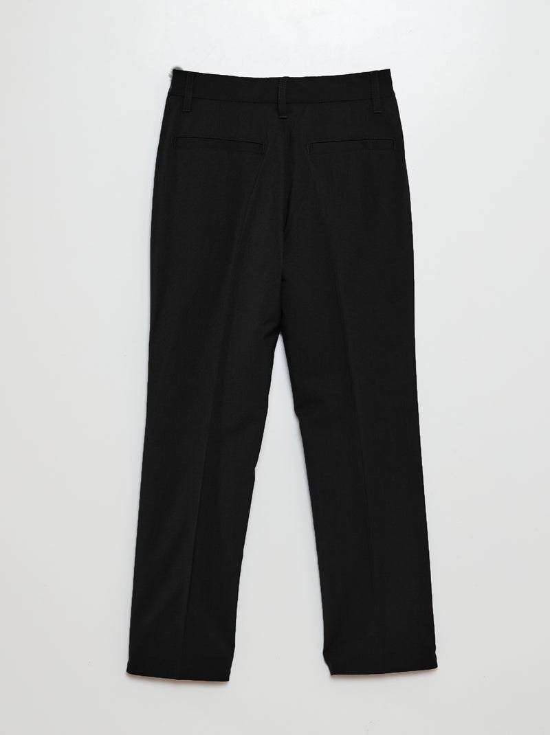 Pantalon de costume slim noir - Kiabi