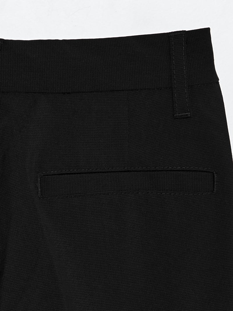Pantalon de costume slim noir - Kiabi