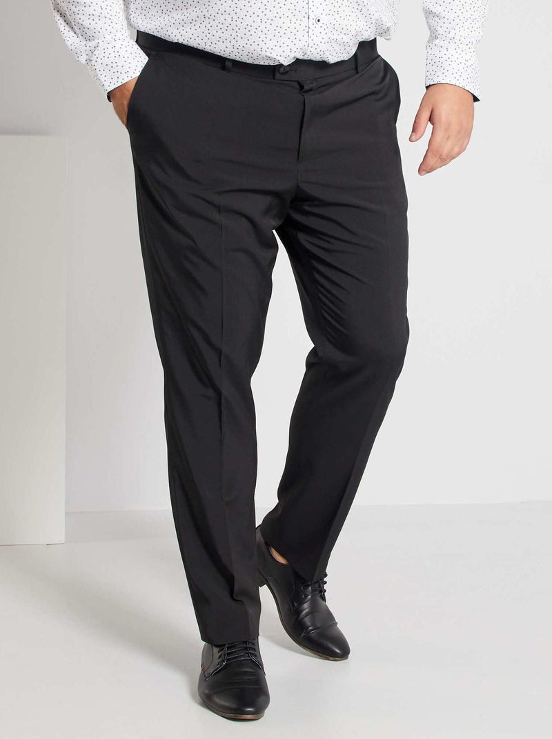 Pantalon de costume slim noir - Kiabi