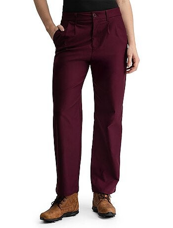 Pantalon de golf coupe droite femme golf femme iron-w cherry