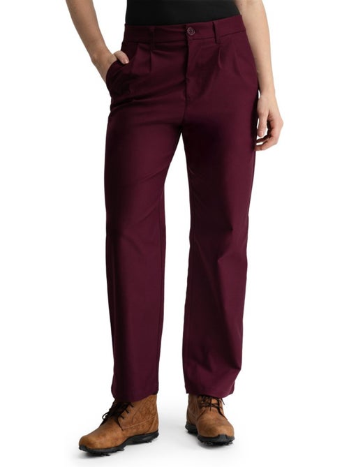 Pantalon de golf coupe droite femme golf femme iron-w cherry - Kiabi