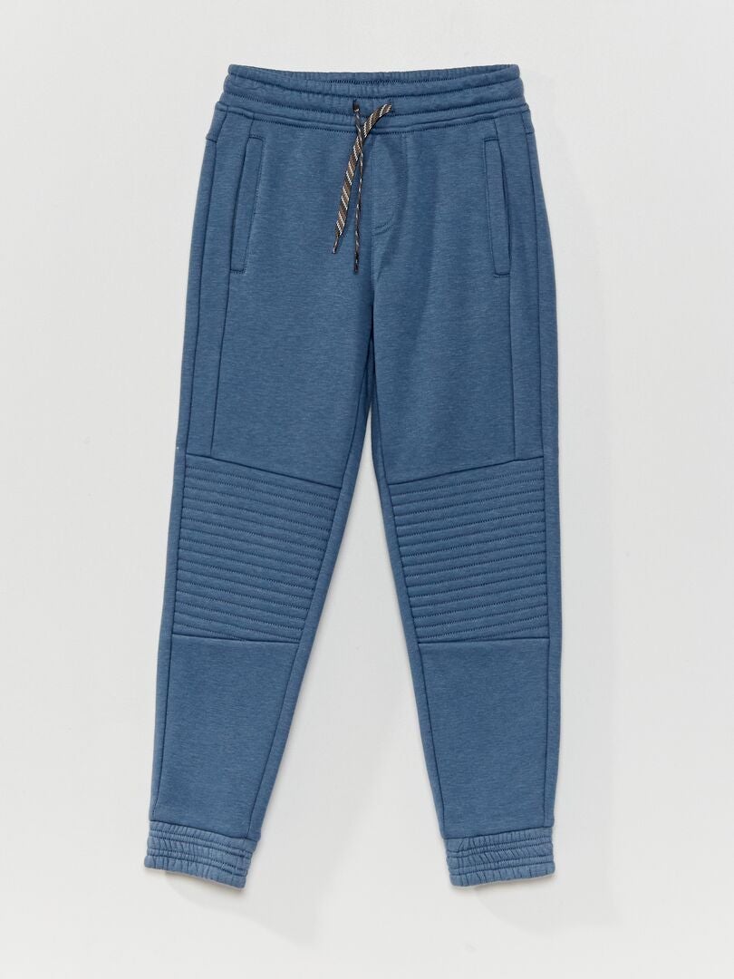 Pantalon de jogging - Coupe + ajustée Bleu - Kiabi
