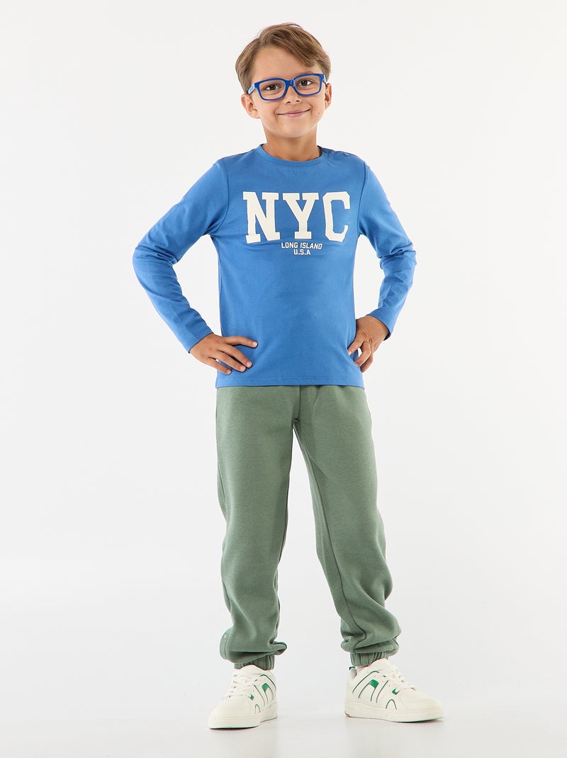 Pantalon de jogging - So Easy Vert - Kiabi